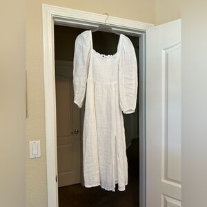 100% Linen Jcrew Midi Dress